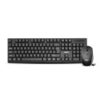 FRONTECH KB-0028P 2.4Ghz Wireless Keyboard and Mouse Combo with 104-Key Ergonomic Keyboard & 1600 DPI Optical Mouse, Single USB Nano Receiver, for PC/Laptop - Image 2