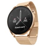 Fastrack Dezire FX1 1.38" Smart Watch with BT Calling, 100+ Sports Modes, BP Monitoring, Functional Crown, Metal Alloy Case – Smartwatch for Men & Women (Mest Metal Strap, Rose Gold) - Image 2