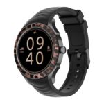 Fastrack Ella Women Smartwatch with 1.2" inch AMOLED Display,Patterned Bezel,AI Watchface & AI Chat,Functional Crown,24/7 Health Suite,BT Calling,SpO2,HRM,IP68, Multiple Menu Styles,Games - Black - Image 2