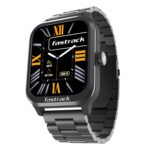 Fastrack Jupiter Retro 1.83" Display Smart Watch with BT Calling, Functional Crown, Metal Strap, 100+ Sports Modes, Health Suite, IP68 – Smartwatch for Man & Women Latest (Gun Black) - Image 2