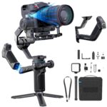 FeiyuTech SCORP 3 KIT Gimbal Stabilizer for DSLR and Mirrorless Camera,Built-in AI Tracking,Detachable Handle,3-Axis Gimbal for Sony/Canon/Nikon/Fujifilm, Max 7.721lbs,Touch Screen with Case - Image 2