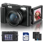 Femivo 4K Digital Camera, Autofocus, 48 Megapixels, 4K Resolution,HDMI Output, 16x Digital Zoom, 3-Inch Large Screen, Spare Battery 128 Gb - Image 2