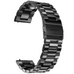 Fire-Boltt 22mm Black Chain Replacement Strap for Smartwatch | Premium Stainless Steel Bracelet Style Watch Band | Durable Stylish Wrist Strap Compatible Smart Watches - Image 2