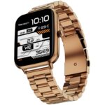 Fire-Boltt Ninja Blaze Smart Watch, Stainless Steel Strap & Steel Body, 1.83” Display Bluetooth Calling Built-in Mic & Speaker, 120+ Sports Modes, Smartwatch for Man and Woman Imperial Gold - Image 2