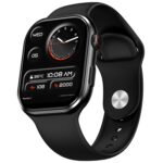 Fire-Boltt Ninja X Ring AMOLED Smart Watch 1.96" Super AMOLED Display Bluetooth Calling, Voice Assistant, SpO2 & Heart Rate, 120+ Sports Modes, IP67 Waterproof Smartwatch for Men & Women - Solid Black - Image 2