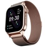 Fire‑Boltt Rise Round Smart Watch 1.85″ HD Display with Bluetooth Calling, Rotating Crown, AI Voice Assistant, SpO2 & Heart Rate Monitor,120+ Sports Modes, IP67 Waterproof Metal Smartwatch - Rose Gold - Image 2