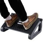 Foot Rest, Six Heights Adjustable Foot Rest for Under Desk at Work, Ergonomic Foots Stool for Under Office Desks, Under Desk Footrest with Foot Massage Roller, Chair Footrest for Leg Rests - Image 2