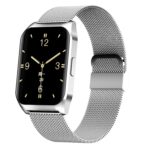 French Connection Smart Man Full Touch Smartwatch with Mesh Band (Color: Silver) with 1.69'' Large Display, Bluetooth, Sport Modes, Metal Body, Heart Rate Monitor, Multiple Watch Faces- E17-D - Image 2