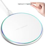 GIANAC 15W Wireless Charger Fast Charging Pad PD Qi-Certified Type C Cable Compatible for Apple iPhone 17/17 Air/17 Pro/17 Pro Max, 16/16 Plus/16 Pro/Max, iPhone 15/14/13/12/11 Series - Image 2