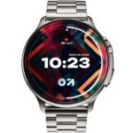 GOBOULT Newly Launched Crown R Pro Smart Watch 1.43''HD AMOLED, Working Crown, Zinc Alloy Frame, 600 Nits Brightness, AI Voice Assistant, SpO2 Monitoring, 120+ Sports Mode (Chrome) - Image 2