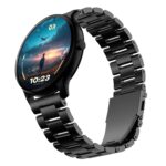 GOBOULT Newly Launched Dire Smartwatch 1.38'' 2.5D Curved HD Display, 500 Nits Brightness, IP67, 250+ Watchfaces, 120+ Sports Modes, AI Voice Assistant, SpO2 Monitoring (Metal Black) - Image 2