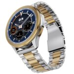 GOBOULT Pyro Smartwatch 1.43'' AMOLED Screen, BT Calling 5.3, 600 Nits Brightness, IP68, 150+ Watchfaces, 120+ Sports Modes, AI Voice Assistant, SpO2 Monitoring (Gold Silver) - Image 2