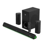GOVO GOSURROUND 970 | 525W Soundbar, 5.1 Channel Home Theatre with Dolby Audio, 6.5" subwoofer, Opt, AUX, USB & Bluetooth, 5 Equalizer Modes, Stylish Remote & LED Display (Platinum Black) - Image 2