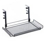 Gadget Wagon Cable Management Tray Organizer Under Desk Slim for Office and Home No Drill Metal, Black 04 - Image 2