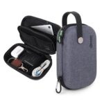 GadgetBite EVA Organiser Portable Pouch for Electronic Accessories USB Cables, Power Bank, Battery, Hard Drive, SD Memory Card, Earphones, Travel Gadgets & Organiser Rugged Travel Friendly (Grey) - Image 2
