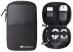 GadgetBite Vault Tech Kit Pouch for Cables, Chargers, and Adapters - Large Storage Travel Organizer for Power Banks and Electronics Accessories - Portable Gadget Organizer Bag - Black - Image 2