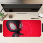 Gadgets WRAP Extra Large Desk Mat Mouse Pad 12 x 32 Inch, Anti-Slip, Spill-Resistant, Ideal for Home, Office, Gaming Setups - Chibi Spiderman - Image 2