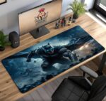Gadgets WRAP Extra Large Desk Mat Mouse Pad 18 x 36 Inch, Anti-Slip, Spill-Resistant, Ideal for Home, Office, Gaming Setups - Batman Superpowers - Image 2