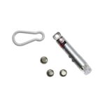 Garth 3 in 1 Laser Light LED Flashlight Torch Keychain and Laser Pointer Portable Mini Keyring Gadget for Outdoor Camping Hiking Travel Office and Everyday Use - Image 2