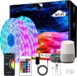 Gesto 10 Meters Rgb Strip Lights for Room with Adaptor - Music Sync RGB Lights with Alexa, Google & App and Remote Operated – 600 Led Waterproof Smart Led Light - Multicolor Lights for Home,Bedroom,Pc - Image 2