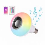 Gesto 12W Bluetooth 5.0 Music LED Bulb with Speaker | RGB Color Changing B22 Bulb with Remote | 16 Colors, Bright LED Light, Mood Lighting for Bedroom, Living Room & Home Parties - Image 2