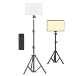 GiftMax® 11" LED Video Soft Light Panel, for Studio Photography | Video Recording | Conference | YouTube,2700K-5700K CRI95+ | with Remote Control (Camera Light with 7Ft Stand) - Image 2