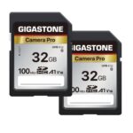 Gigastone 32GB SD Card 2 Pack, V10 SDHC Memory Card High Speed Full HD Video Compatible with Canon Nikon Sony Pentax Kodak Olympus Digital Camera - Image 2