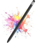 Glidemaster 2-in-1 Universal Stylus Pen for All Touch Screens, Fine Point Tip, High Sensitivity & Precision Capacitive Pen for Smartphones, Tablets, iPad, iPhone, iOS, Android & Windows, Black - Image 2