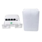 Grand Outdoor Waterproof PoE Extender 3-Port, 1x PoE-in & 3X PoE-Out (IEEE 802.3af/at), Extend up to 100m, White 3POEWPF - Image 2
