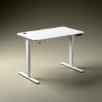 Green Soul Imperium Neo Smart Height Adjustable Table for Office Work | Sit Stand Desk with Integrated Charging | Advance Memory Preset | 3 Year Warranty | (White,1000 x 600 Top) - Image 2