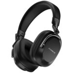HAMMER Bash Pro 33 dB Hybrid ANC Over Ear Wireless Headphones, 4 Mics for Clear Calling, Charge 10mins = 300mins playtime, 40mm Driver, Transparency Mode, 37Hrs Playtime, Super soft Cushion, 5.3 Black - Image 2