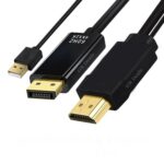 HDMI to DisplayPort Cable (4K 60Hz) 6FT Uni-Directional HDMI 2.0 Computer to DP 1.2 Screen Adapter Display Port Cord Compatible with PC, Laptop, Gaming Console, Computer (Black) - Image 2