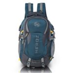 HEROZ Hammer Unisex Nylon 45 L Travel Laptop Backpack Water Resistant Slim Durable Fits Up to 17.3 Inch Laptop Notebook (ALL) (Grey & A. Blue 1000) - Image 2