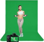 HIFFIN Professional 6x9Ft Green Screen Backdrop for Photography Background, Large Green Screen for Photoshoot, Game Live Steaming Video Conference (6x9Ft Green Backdrop) - Image 2