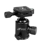 HIFFIN®Professional Metal 360 Degree Rotating Panoramic Ball Head with 1/4 inch Quick Release Plate and Bubble Level,up to 17.6pounds/8kilograms,for Tripod,Monopod,Slider,DSLR Camera,Camcorder - Image 2