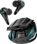 HOPPUP Predator Xo3 Gaming Earbuds with 35MS Low Latency, 13MM Drivers & 50H Playtime Bluetooth (Black, True Wireless) - Image 2