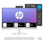 HP All in One 24,13th Gen Intel Core i5-1334U, (8GB DDR4,512GB SSD),Microsoft365* Office2024, Win 11 Home, 23.8inch(60.5cm) FHD,Three Sided Micro Edge,FHD Camera,5.27Kg, White, 24-cr0477in - Image 2