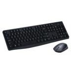 HP CS10 Wireless Keyboard Mouse Combo/2.4 GHz Wireless Connection/Ergonomic Design/Energy and Electricity Saving/Plug and Play, Intelligent Dormancy/Drop Key Cap/ 1600 dpi/Black (7YA13PA) - Image 2