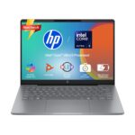 HP OmniBook X Flip OLED (Previously Envy), Intel Core Ultra 5 226V, 40 Tops, (16GB LPDDR5X, 512GB SSD) 3K, 14''/35.6cm, Touch, Win11, Office24, Silver,1.38kg, fm0058TU, 5MP Camera, Next Gen AI Laptop - Image 2