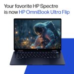 HP Omnibook Ultra Flip (Previously Spectre), Intel Core Ultra 9 288V (32GB LPDDR5x, 2TB SSD), 3K, OLED, 120 Hz, 14''/35.6cm, Win11, M365* Office24, Blue, 1.34kg, fh0369tu, 9MP Camera, Backlit Laptop - Image 2