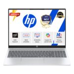 HP Smartchoice OmniBook 5 (Previously Pavilion) 50 TOPS, AMD Ryzen AI 7 350 (16GB LPDDR5X, 512GB SSD) WUXGA 2K, Touch, 16''/40.6cm, Win11,Office24, Silver, 1.8kg, ag1048au, Next-Gen AI Copilot+ Laptop - Image 2