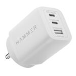 Hammer 65W GaN Fast Charger | Dual USB-C PD & PPS + USB-A | Fast Charge iPhone 17–12, Samsung S25-S23, MacBook Air/Pro, iPad | Compact Wall Adapter | 2-Yr Warranty | Made in Vietnam (No Cable) - Image 2