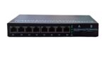 Hanutech Unmanaged PoE Switch 8 Port Gigabit (8*10/100/1000Mbps PoE+2*1000Mbps Fiber Optic SC Ports 1310/1550nm Singlemode 20KM) CCTV Survillience Networking Switch- 1 Year Warranty - Image 2