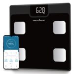 HealthSense BS161 Bluetooth BMI Digital Weight Machine with Fat Analyzer, Smart Body Composition Scale, Mobile App, 12 Body Parameters, LED Display & 1 Year Warranty,150 Kg. - Image 2