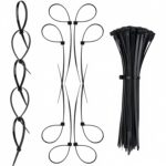 Hian 4-Inch Nylon Cable Ties (100-Pack) – Heavy-Duty, Self-Locking Plastic Straps for Indoor and Outdoor Use – Durable, Adjustable Cable Management Solution (100 mm x 2.5 mm, Black) - Image 2
