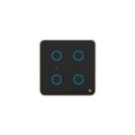 HomeMate Smart Switch Board: 4 x Switch Module (Black, Pack of 1) | No Hub Required | Compatible with Alexa, Google Assistant & Siri - Image 2