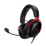 HyperX Cloud III– Wired Gaming Over Ear Headset, Pc, Ps5, Xbox Series X|S, Angled 53Mm Drivers, DTS, Memory Foam, Durable Frame, Ultra-Clear 10Mm Mic, USB-C, USB-A, 3.5Mm – Black/Red (727A9AA) - Image 2