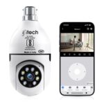 IFITech 1080p HD Smart Wi-Fi CCTV Home Security Camera | Indoor 360° Smart CCTV Camera | Bulb Camera | 256GB SD Card Support (Not Included) | Perfect for Home, Office Monitoring - Image 2
