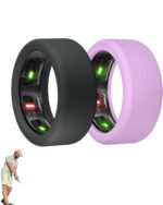 INOCEAN 2 Pcs Ring, Ring Cover, Ring Protector, Smart Ring Protector Sleeve Accessories Silicone Ring Cover Working Out Accessories Men Women (S 6,7,8,9,10) - Image 2