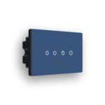 IOTICS Smart Wifi Switch Board: 4 Switch with 1 x High Load (AC/Geyser) switch. Touch, Remote, App Control. Voice Compatible with Alexa & Assistant. Smart Touch Switch For Home Automation (Blue) - Image 2
